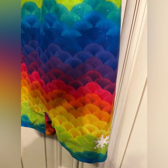 Girls S SNOWFLAKE DESIGNS Gymnastics Dance Unitard Leotard Girls - Picture 3 of 6